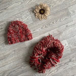 Cute scarf and beanie set